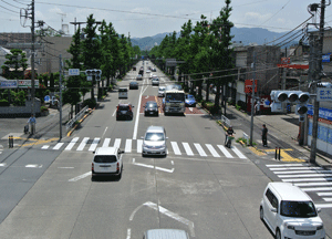 約50年間 大規模補修無しで供用している国道20号のコンクリート舗装区間(東京・八王子)